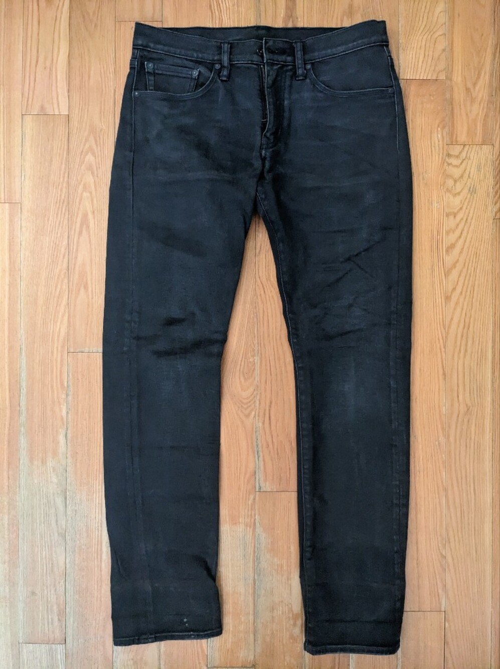 Vintage Levi's Matchstick Skinny Jeans Black 32x32